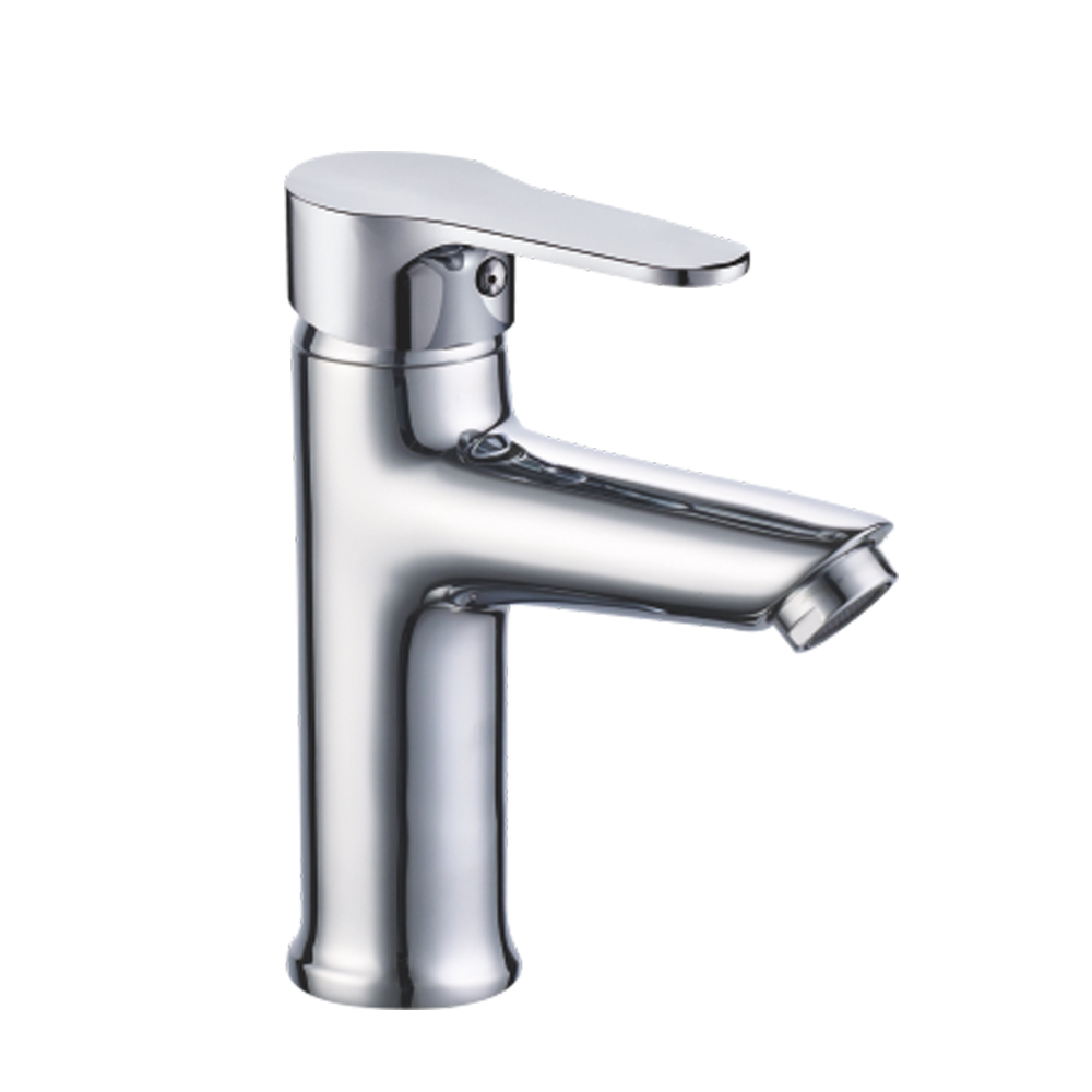 Krompläterad tvättställsblandare