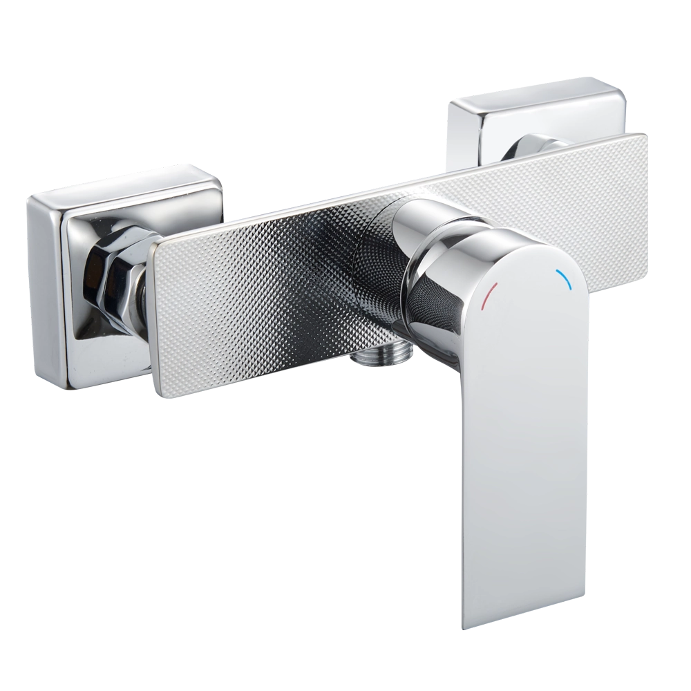 Väggmonterad dubbelstyrd duschblandare