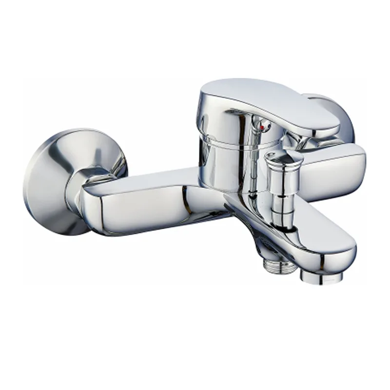 Väggmonterad trevägs badrumsblandare